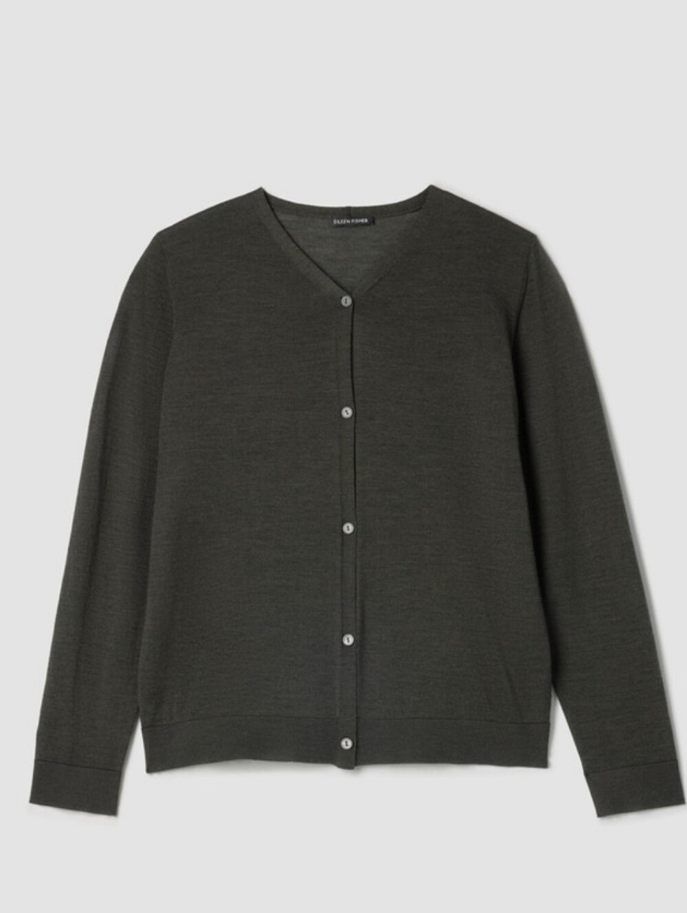 Eileen Fisher Superfine Merino Cardigan in Regenerative Wool Sz XS NWT